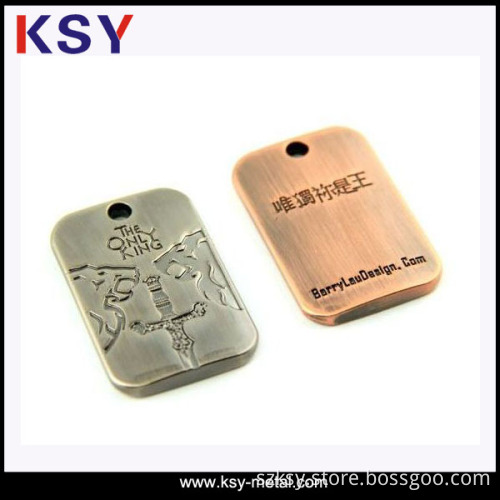 Custom high quality square shaped label for sale for handbags